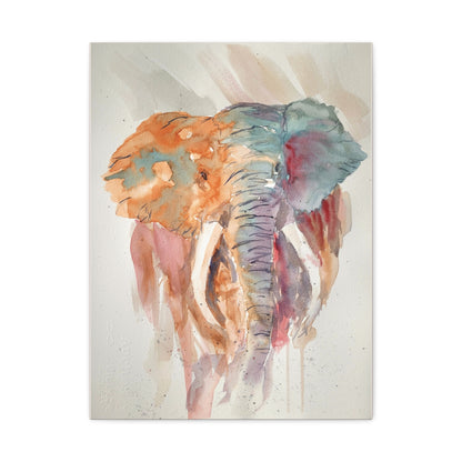 Bull in a Dust Storm Matte Canvas, Stretched, 1.25". Available in sizes 8” x 10”-18” x 24”