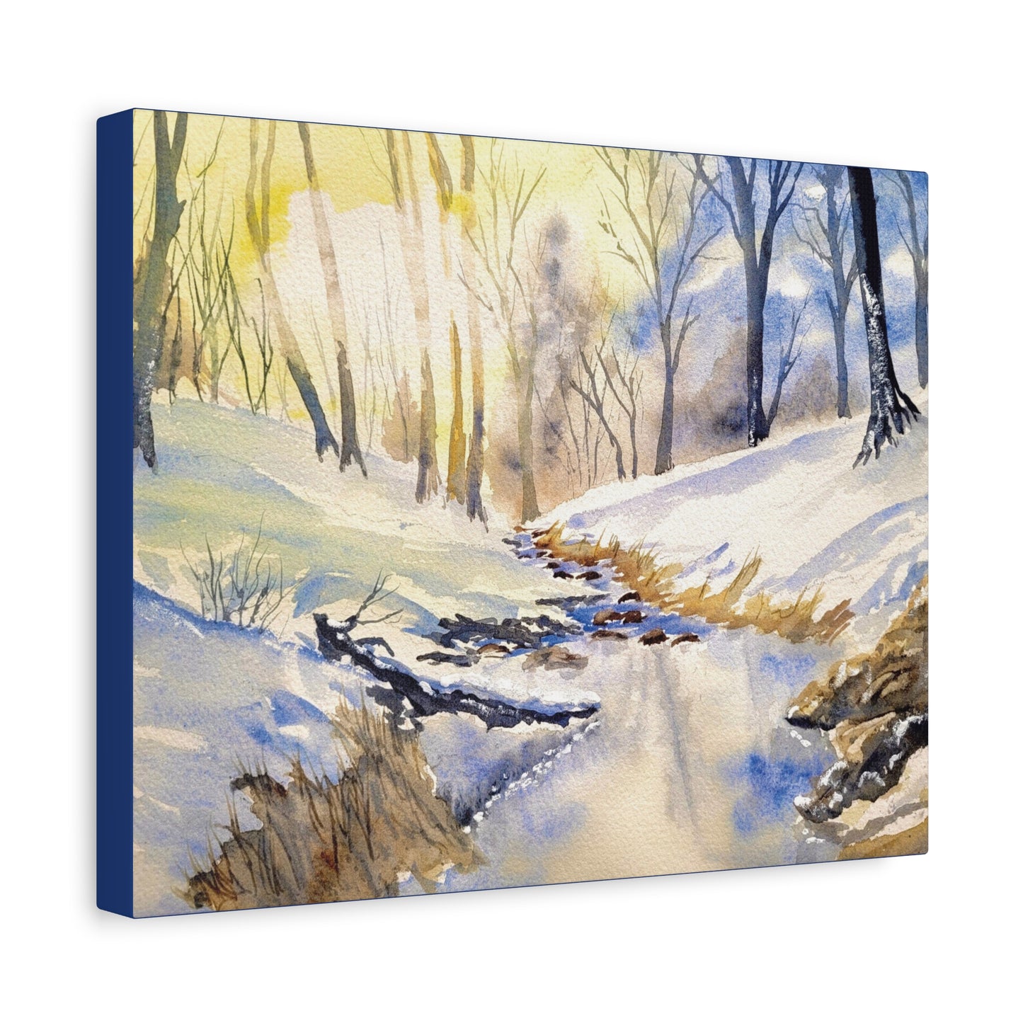 Snowy Creek Matte Canvas, Stretched, 1.25". Available in sizes 10” x 8”-18” x 12”