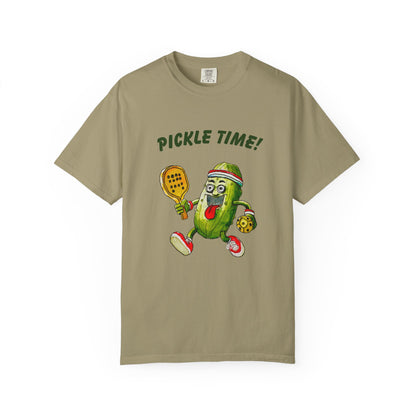 Pickle Time! Unisex Garment-Dyed T-shirt (Light Colors). Available in sizes S-4XL, 16 colors.