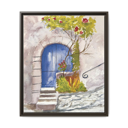 Blue Door, Framed (Black or Espresso). Available in sizes from 8”x10”-24”x32”