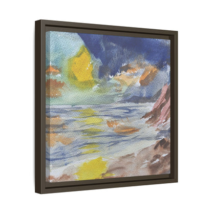 The Sun in Pieces Matte Canvas, Framed (Black or Espresso). Available in sizes from 6”x6”-30”x30”