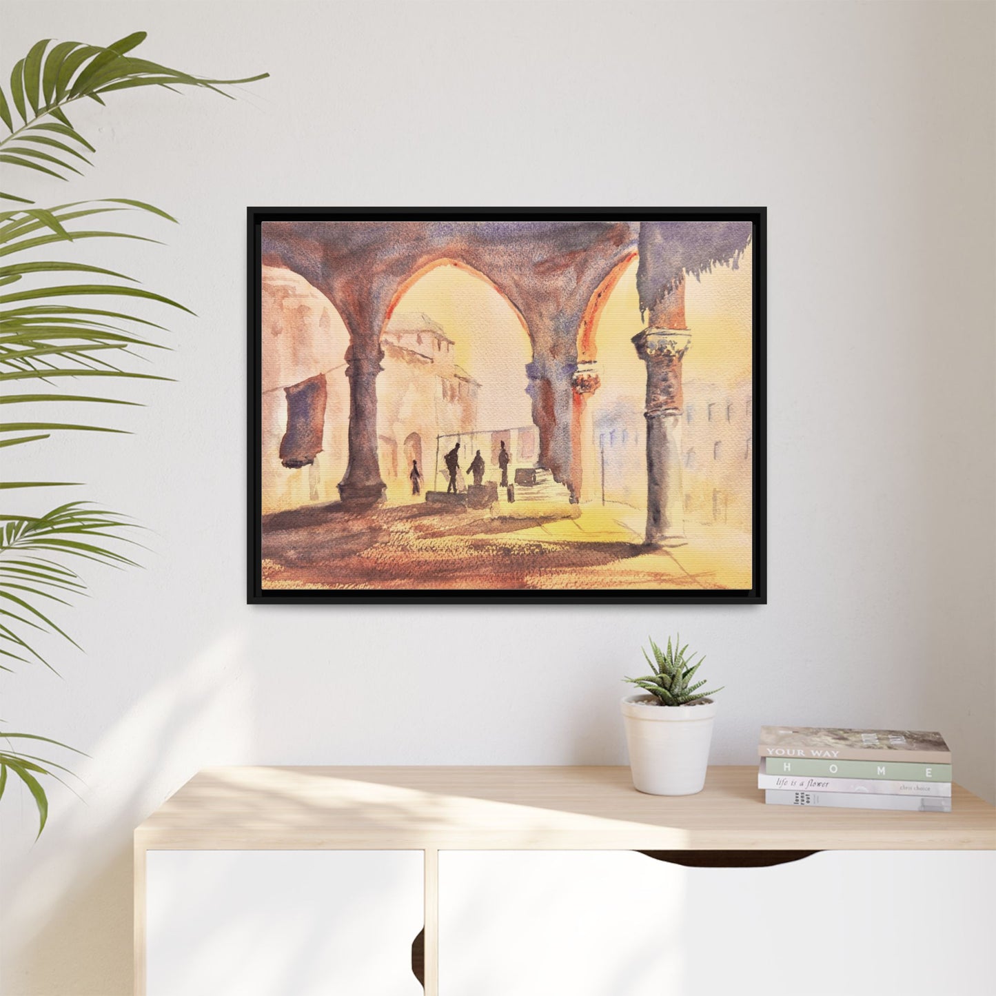 The Carpet Merchant, Framed (Black or Espresso). Available in sizes from 10”x8”-32”x24”