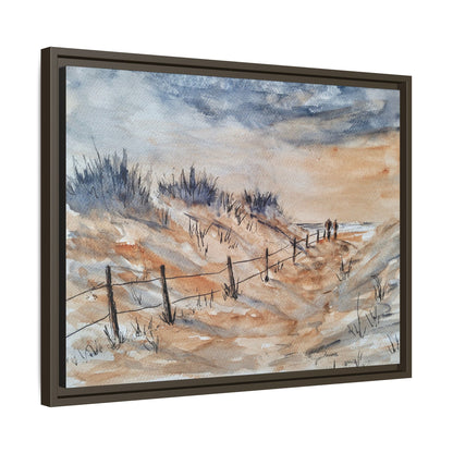 Moonrise Matte Canvas, Framed (Black or Espresso). Available in sizes from 10”x8”-24”x18”