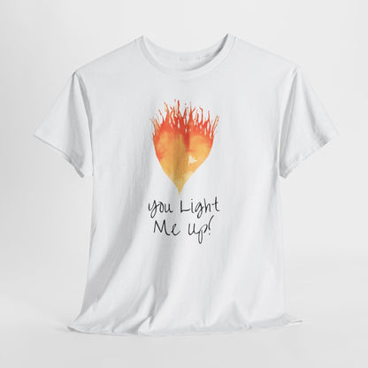 You Light Me Up Unisex Heavy Cotton Tee