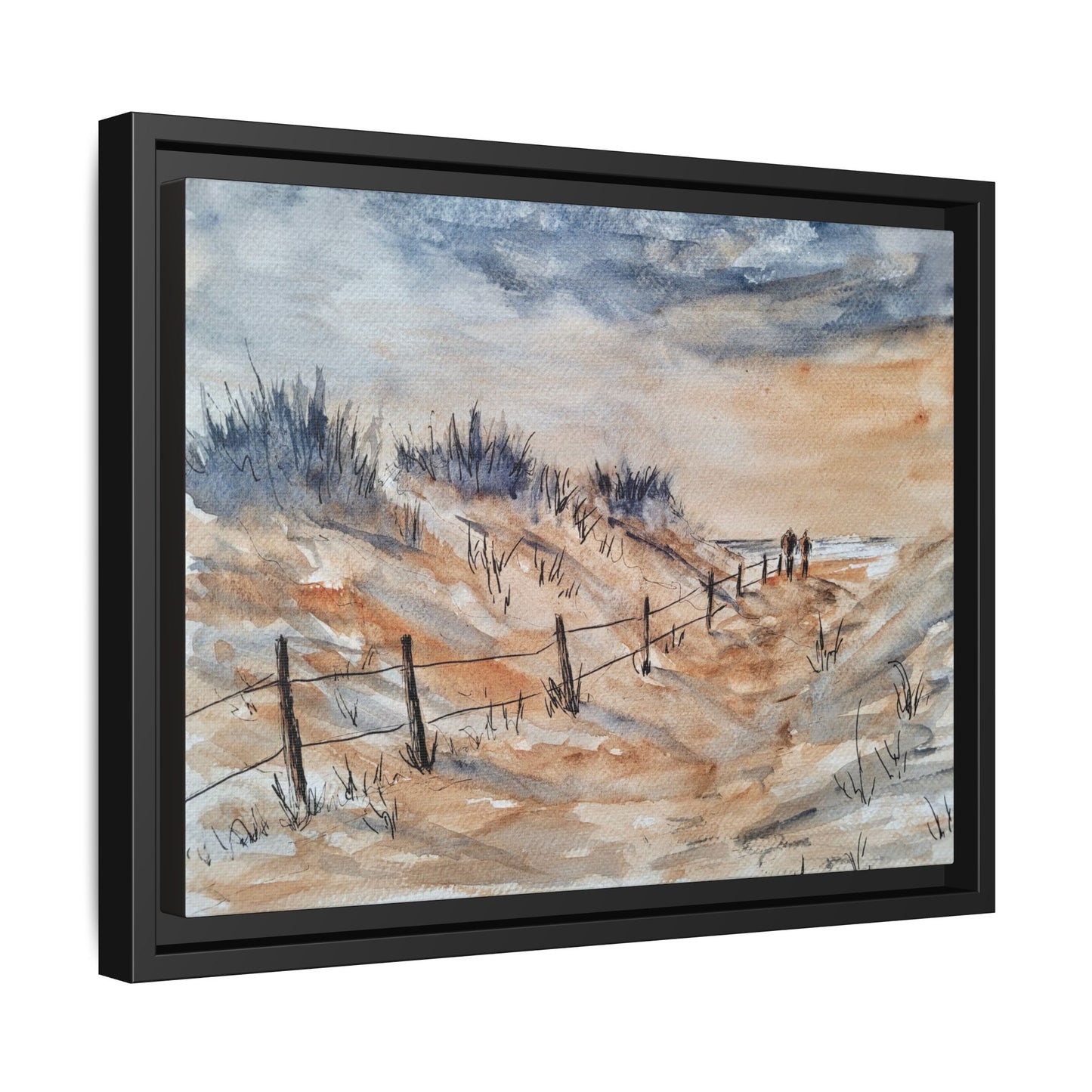 Moonrise Matte Canvas, Framed (Black or Espresso). Available in sizes from 10”x8”-24”x18”