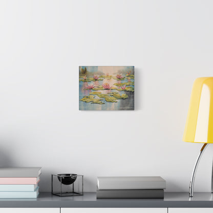 Meet Me at Falling Star Pond Matte Canvas, Stretched, 1.25". Available in sizes 10” x 8”-20” x 16”