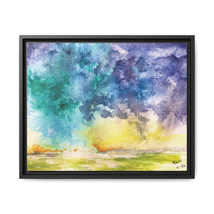 Beyond The Dryline Matte Canvas, Framed (Black or Espresso). Available in sizes from 10”x8”-30”x24”