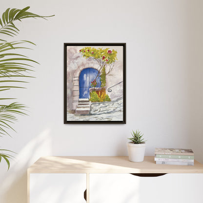 Blue Door, Framed (Black or Espresso). Available in sizes from 8”x10”-24”x32”