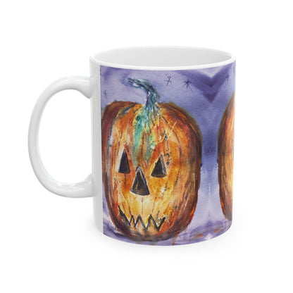 Playfully Spooky Ceramic Mug, (11oz, 15oz)