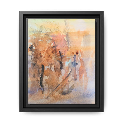 The Explorer Matte Canvas, Framed (Black or Espresso). Available in sizes 8”x10”-18”x24”