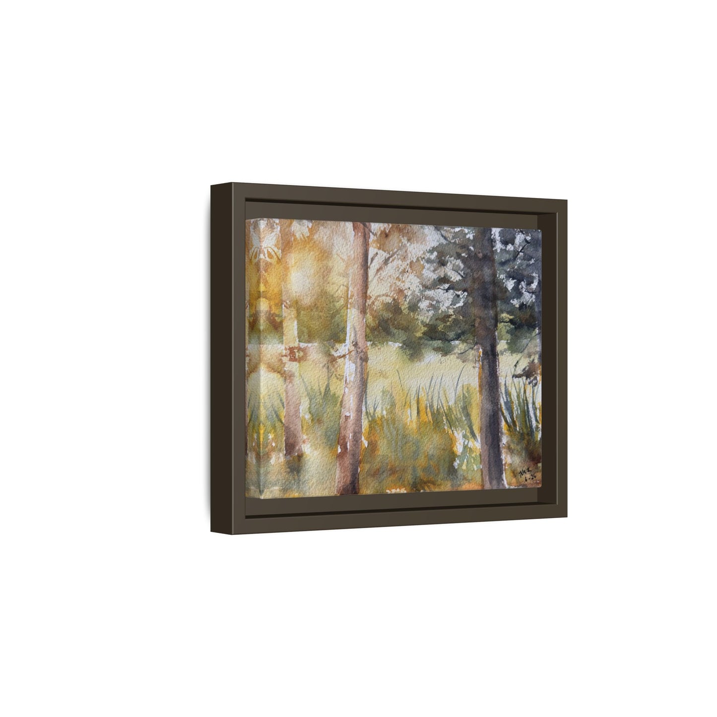 Golden Hour — Framed Matte Canvas