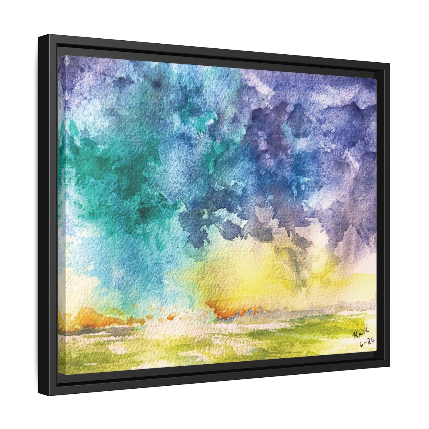 Beyond The Dryline Matte Canvas, Framed (Black or Espresso). Available in sizes from 10”x8”-30”x24”