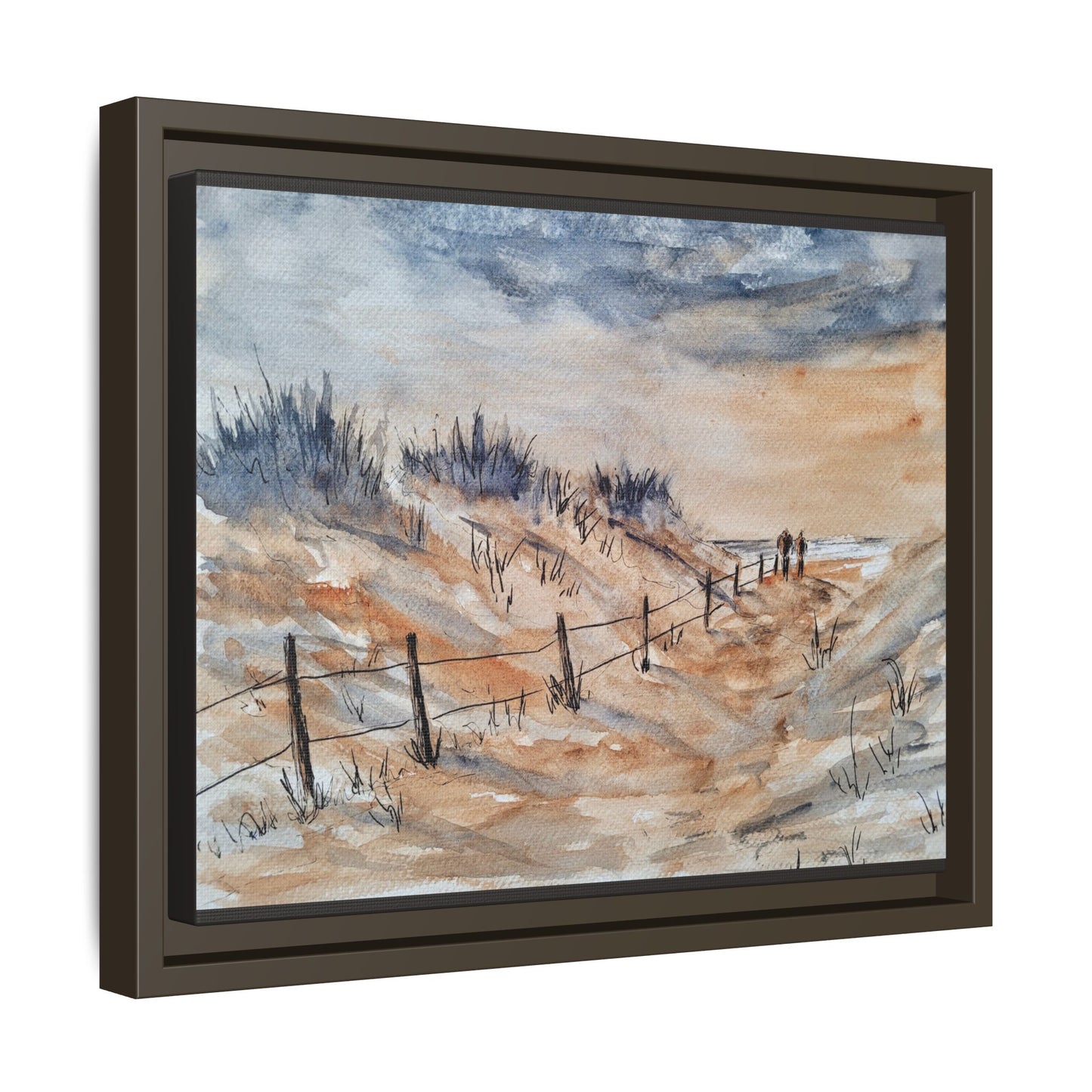 Moonrise Matte Canvas, Framed (Black or Espresso). Available in sizes from 10”x8”-24”x18”