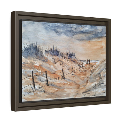 Moonrise Matte Canvas, Framed (Black or Espresso). Available in sizes from 10”x8”-24”x18”