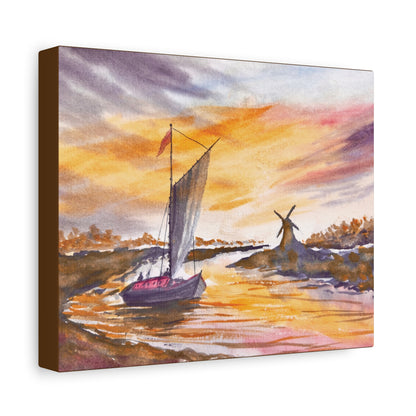 Dutchman’s Landing Matte Canvas, Stretched, 1.25". Available in sizes 10” x 8”-16” x 12”