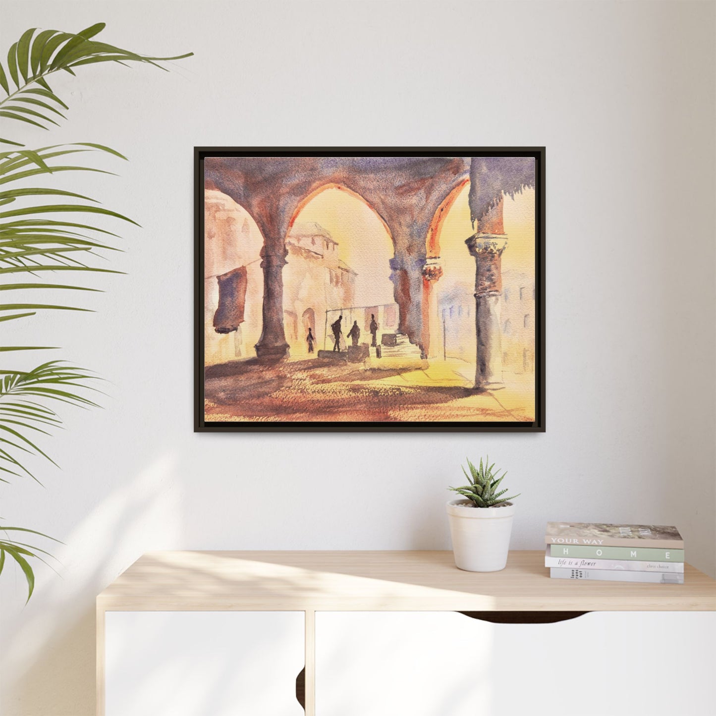 The Carpet Merchant, Framed (Black or Espresso). Available in sizes from 10”x8”-32”x24”