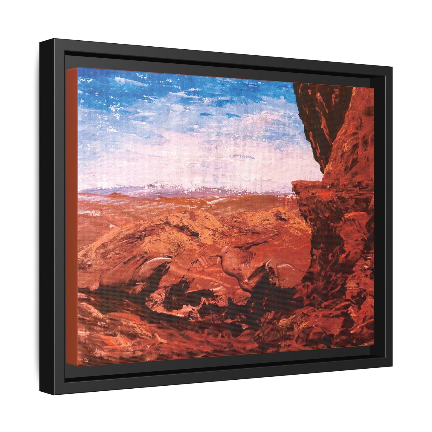 Red Rocks, Framed (Black or Espresso). Available in sizes from 10”x8”-18”x12”