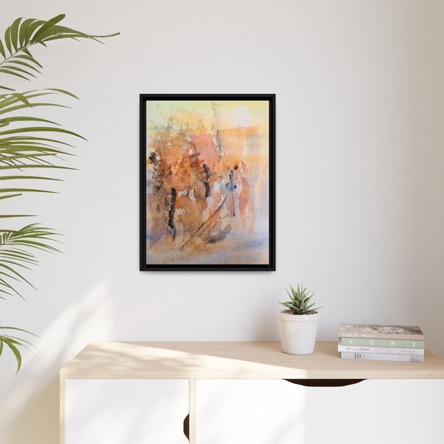 The Explorer Matte Canvas, Framed (Black or Espresso). Available in sizes 8”x10”-18”x24”
