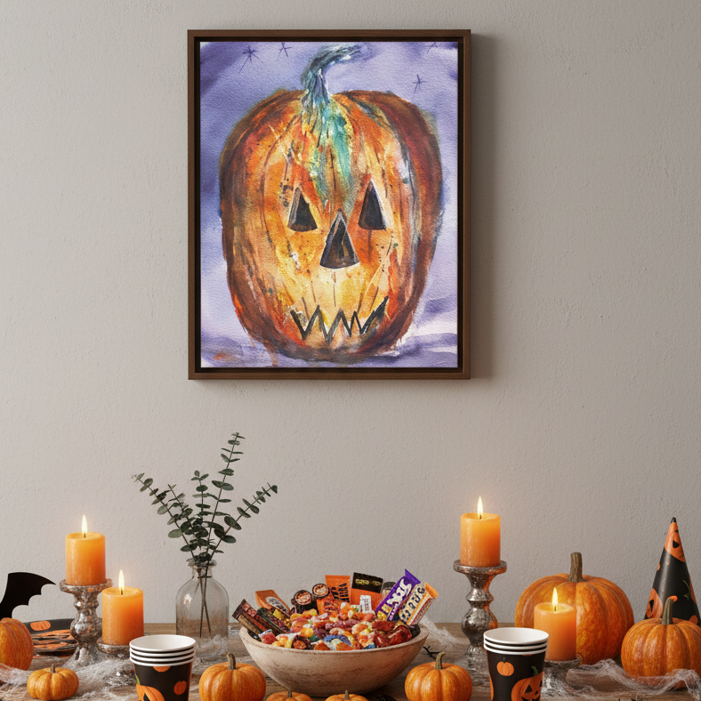 Playfully Spooky - Matte Canvas