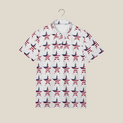 Star Spangled Unisex Polo Shirt