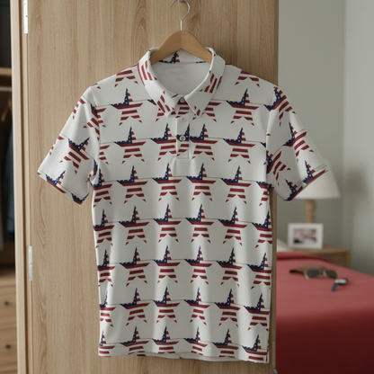 Star Spangled Unisex Polo Shirt