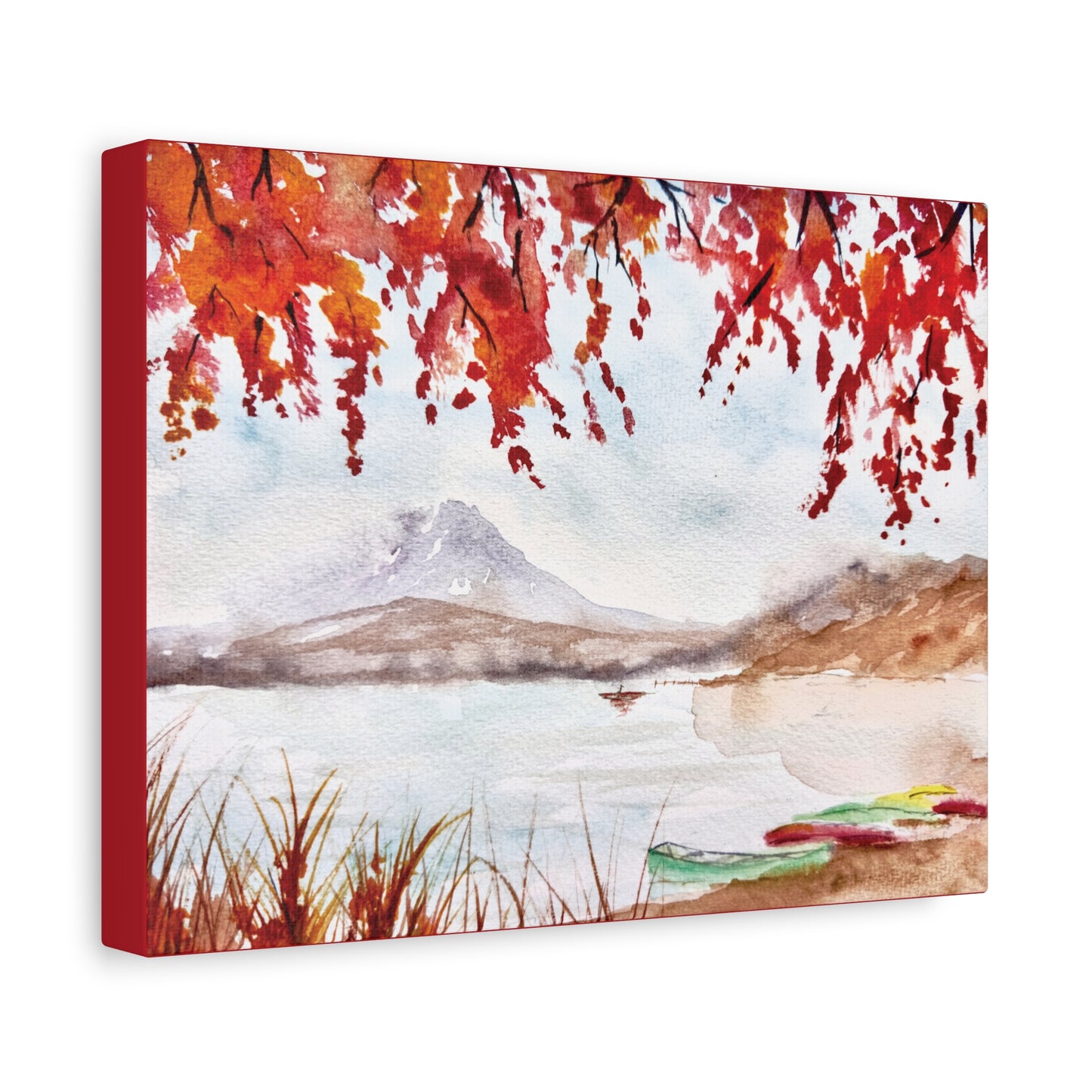 Falling For Fuji Matte Canvas, Stretched, 1.25". Available in sizes 10” x 8”-16” x 12”