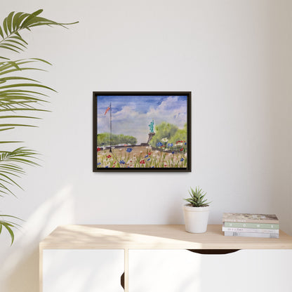 Looking for Liberty, Framed (Black or Espresso). Available in sizes from 10”x8”-24”x18”