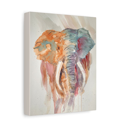 Bull in a Dust Storm Matte Canvas, Stretched, 1.25". Available in sizes 8” x 10”-18” x 24”
