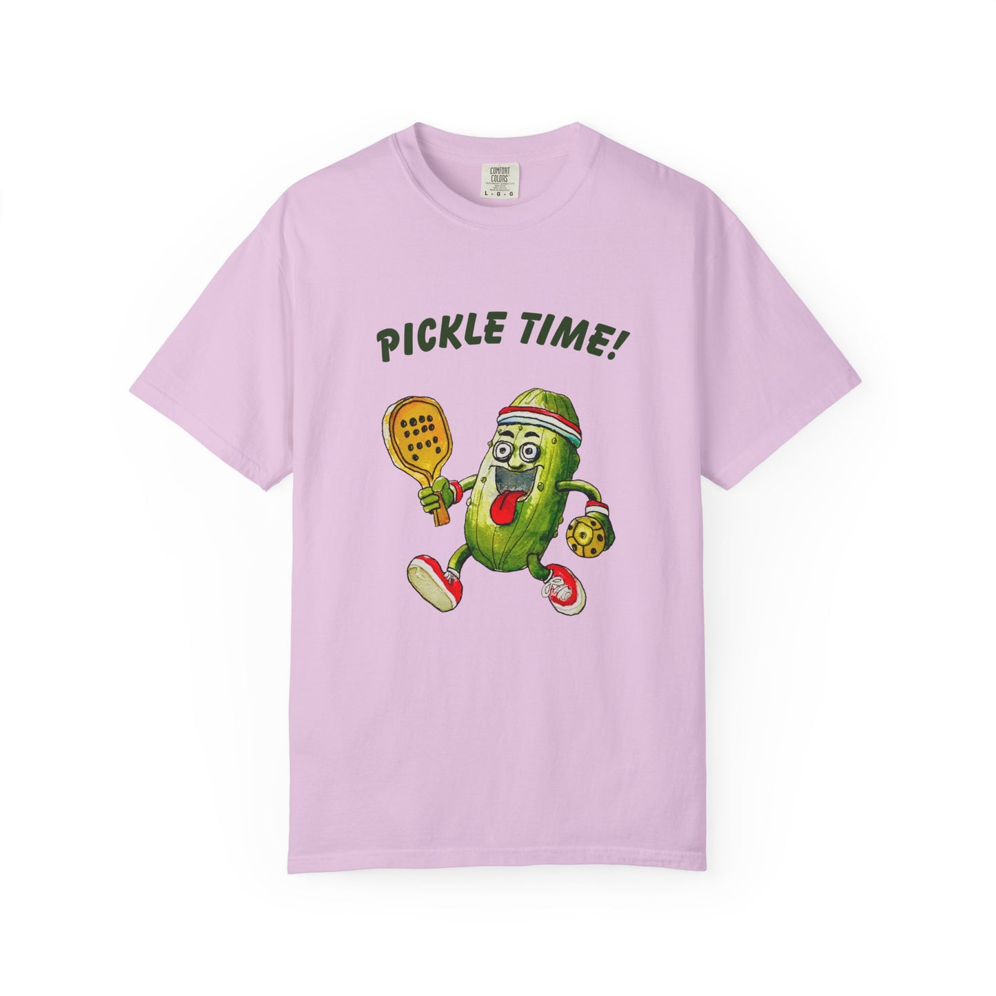 Pickle Time! Unisex Garment-Dyed T-shirt (Light Colors). Available in sizes S-4XL, 16 colors.