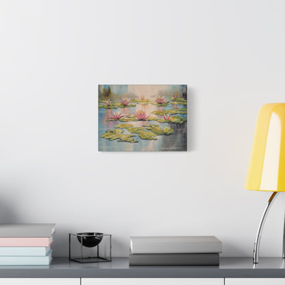 Meet Me at Falling Star Pond Matte Canvas, Stretched, 1.25". Available in sizes 10” x 8”-20” x 16”