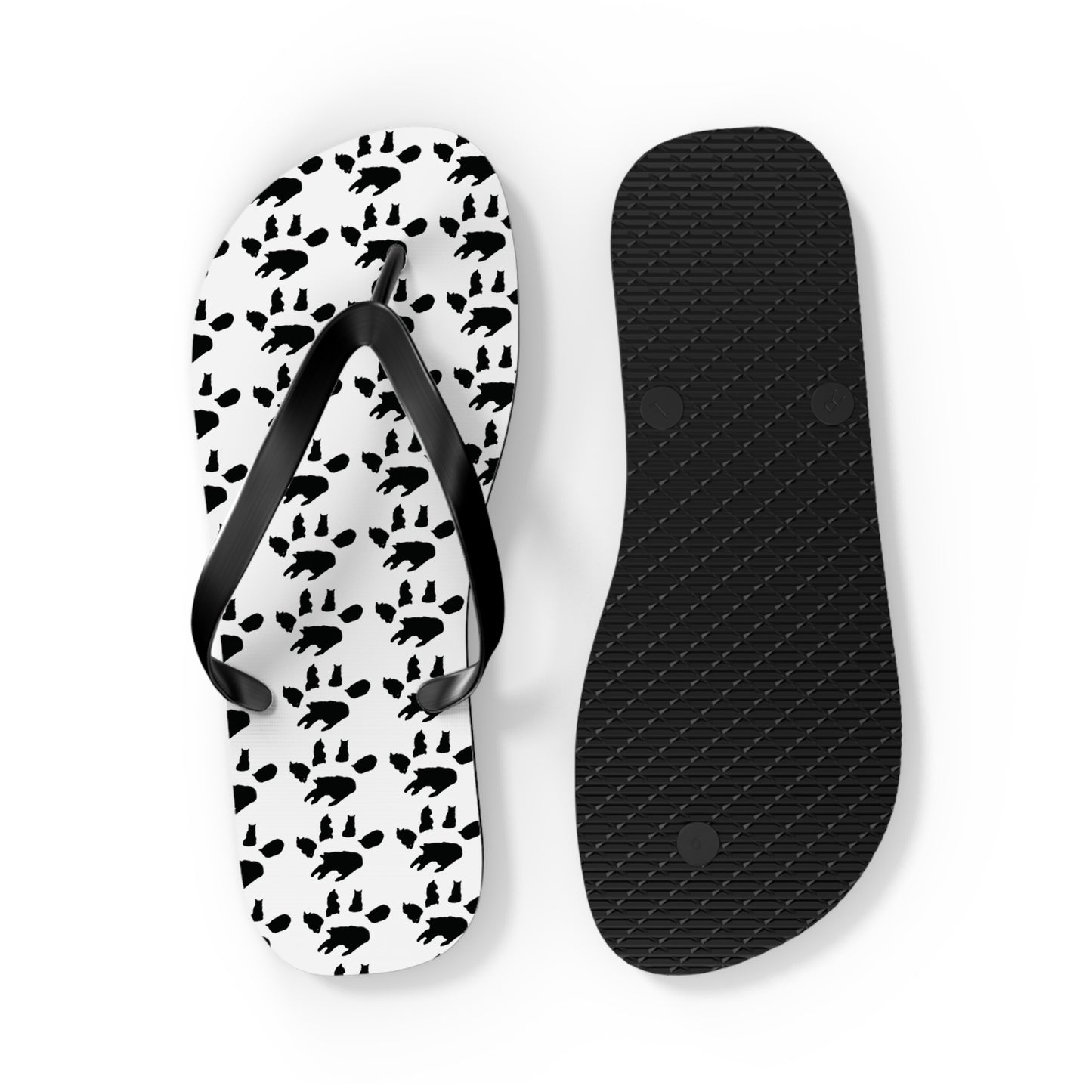Kitty Paw Flip Flops