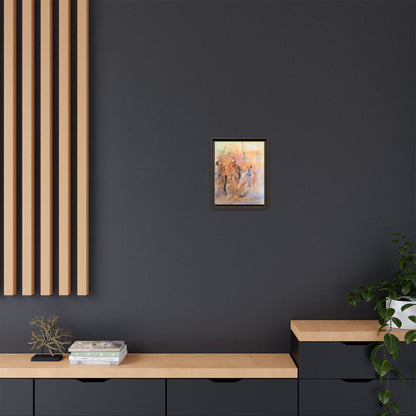 The Explorer Matte Canvas, Framed (Black or Espresso). Available in sizes 8”x10”-18”x24”