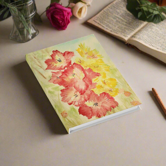 Glorious Gladiolus Journal - Ruled Line