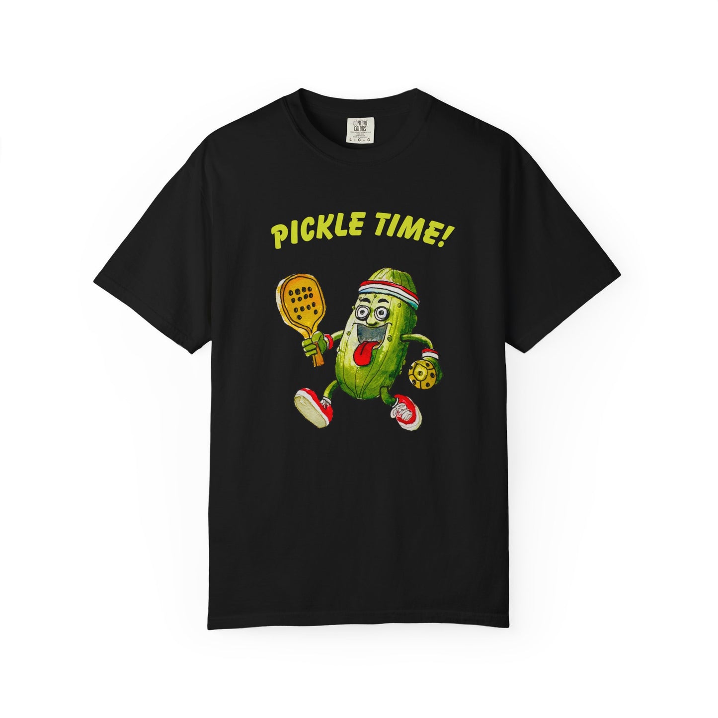 Pickle Time! Unisex Garment-Dyed T-shirt (Dark Colors). Available in sizes S-4XL, 16 colors.