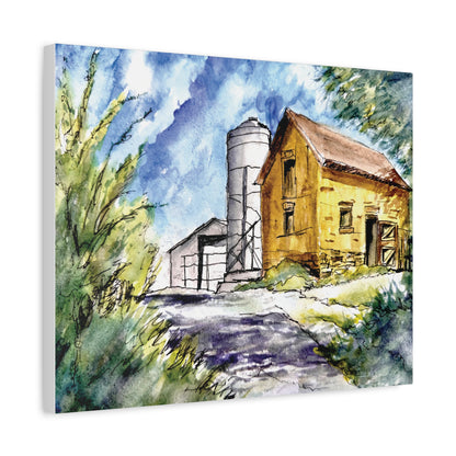 Ye Olde Barn Matte Canvas, Stretched, 1.25". Available in sizes 10” x 8”-24” x 20”