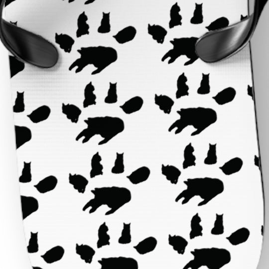 Kitty Paw Flip Flops