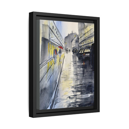 Rainy Day Romance, Framed (Black or Espresso). Available in sizes from 8”x10”-24”x32”