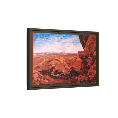 Red Rocks, Framed (Black or Espresso). Available in sizes from 10”x8”-18”x12”