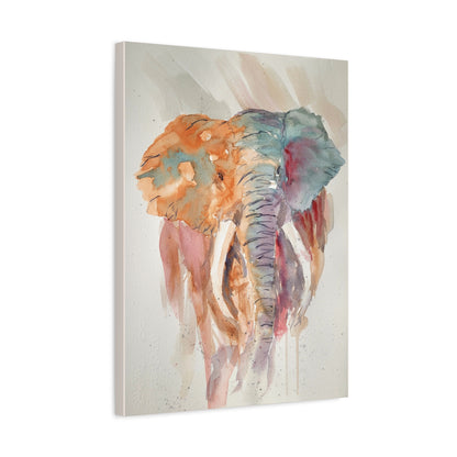 Bull in a Dust Storm Matte Canvas, Stretched, 1.25". Available in sizes 8” x 10”-18” x 24”