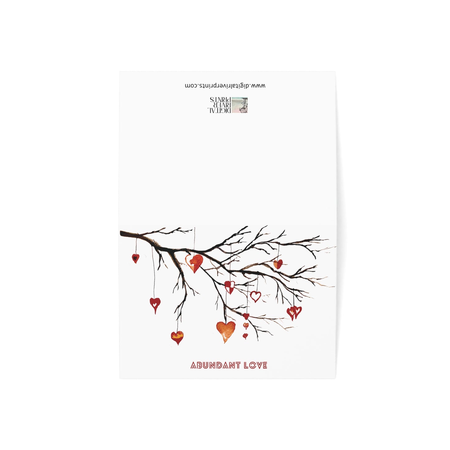 Abundant Love Blank Greeting Cards (1, 10, 30, and 50 pcs)