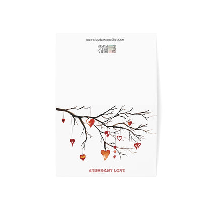 Abundant Love Blank Greeting Cards (1, 10, 30, and 50 pcs)