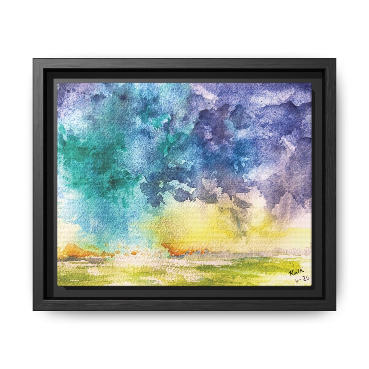 Beyond The Dryline Matte Canvas, Framed (Black or Espresso). Available in sizes from 10”x8”-30”x24”