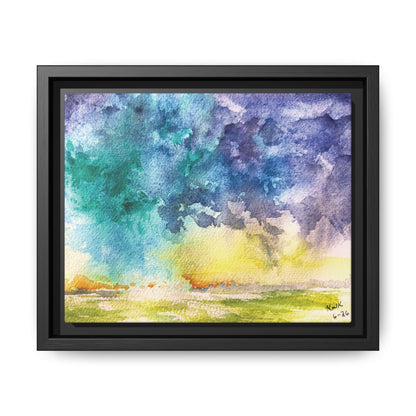 Beyond The Dryline Matte Canvas, Framed (Black or Espresso). Available in sizes from 10”x8”-30”x24”