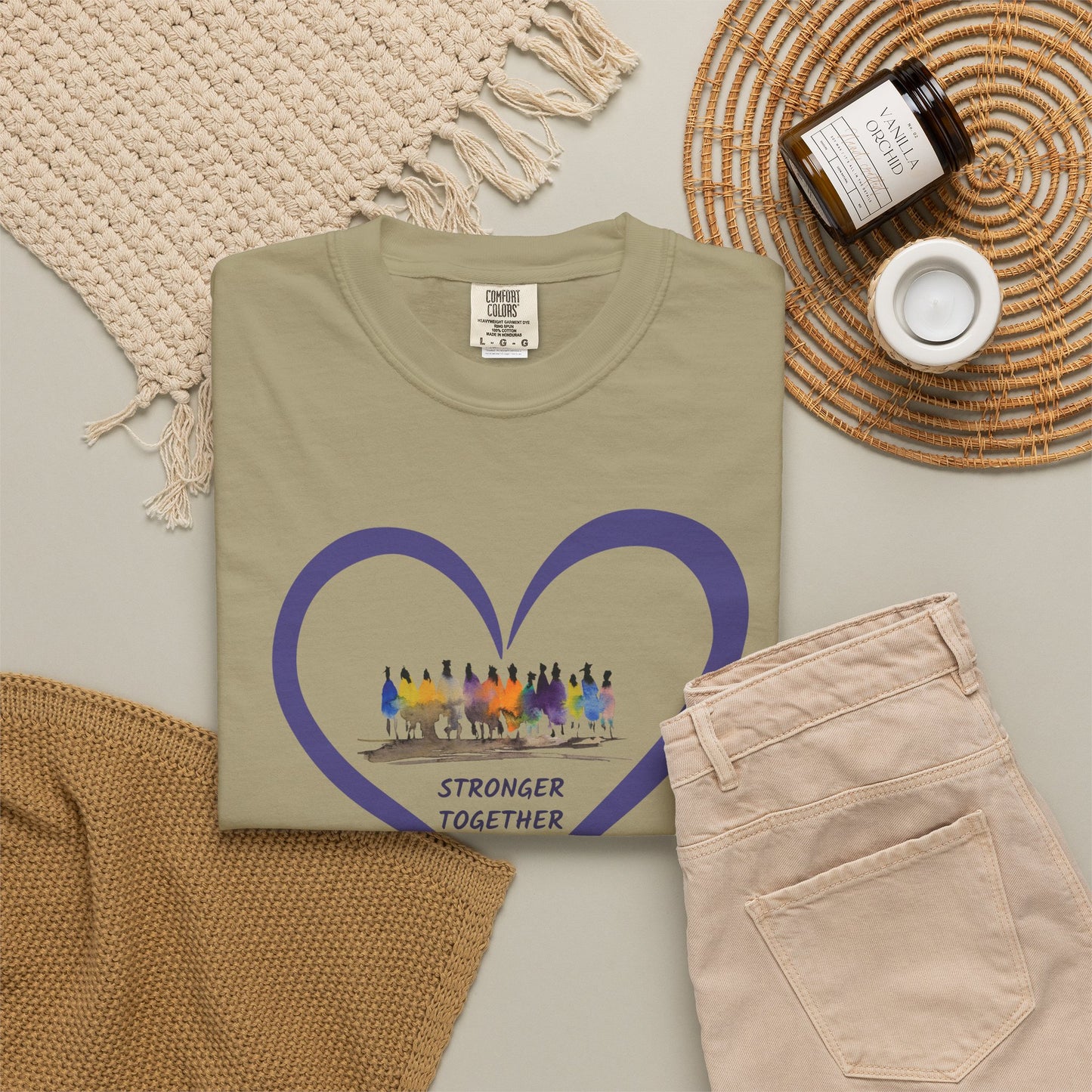 Stronger Together Heart Unisex T-shirt