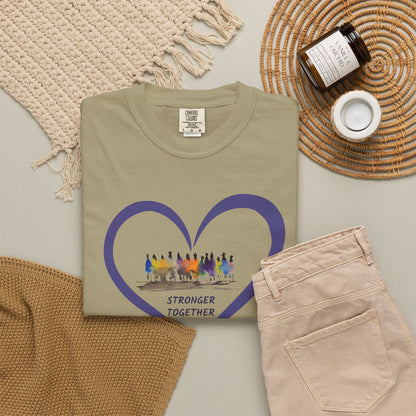 Stronger Together Heart Unisex T-shirt