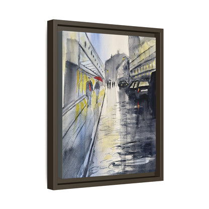 Rainy Day Romance, Framed (Black or Espresso). Available in sizes from 8”x10”-24”x32”