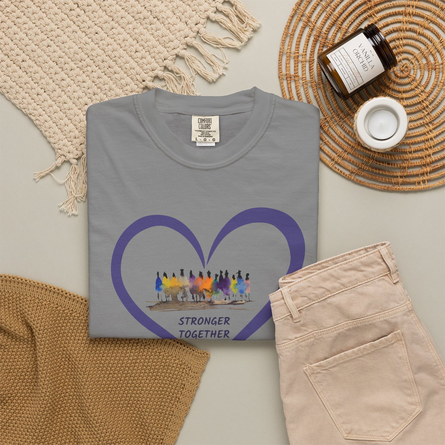 Stronger Together Heart Unisex T-shirt