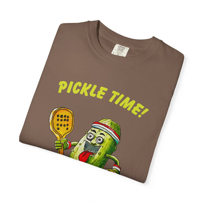 Pickle Time! Unisex Garment-Dyed T-shirt (Dark Colors). Available in sizes S-4XL, 16 colors.