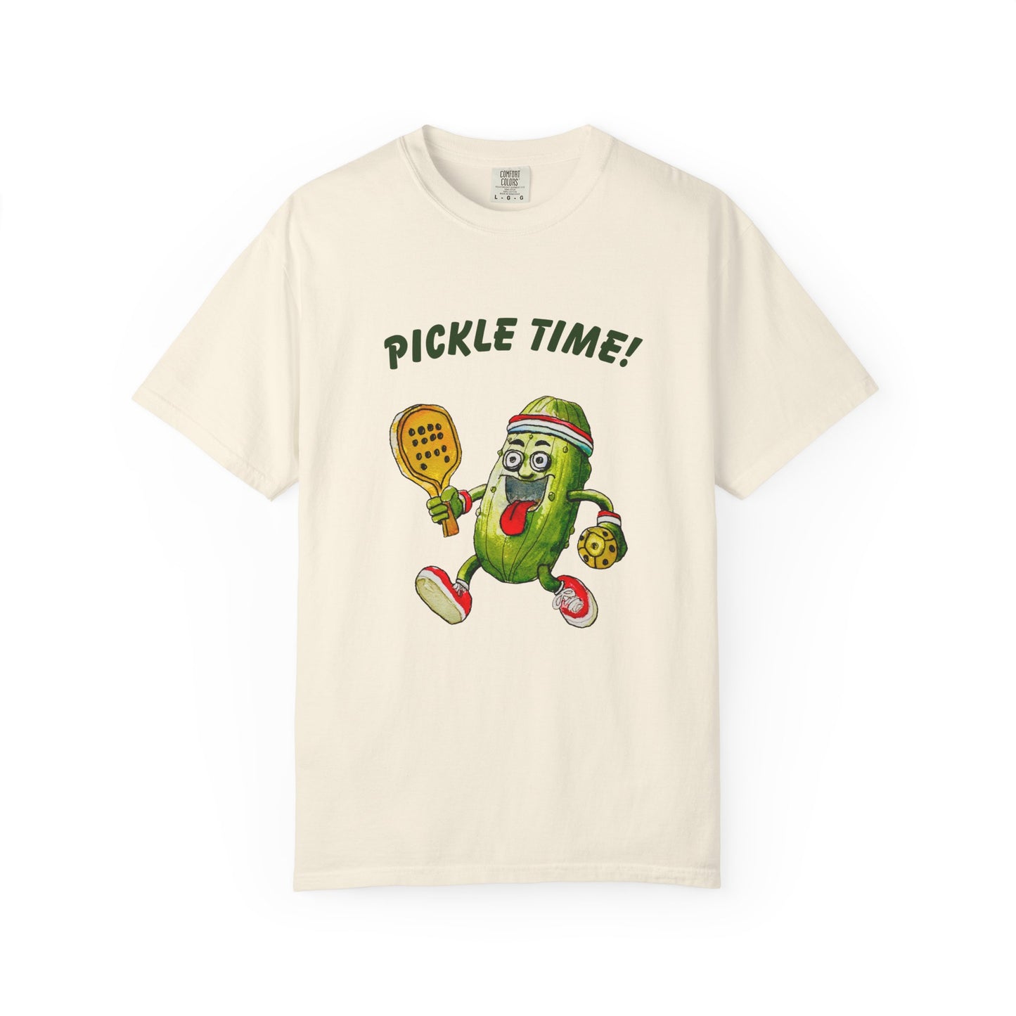 Pickle Time! Unisex Garment-Dyed T-shirt (Light Colors). Available in sizes S-4XL, 16 colors.