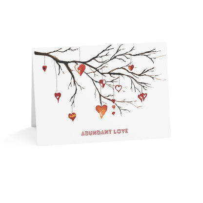 Abundant Love Blank Greeting Cards (1, 10, 30, and 50 pcs)